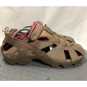 TEVA 6944 Womens Sandals Size 10 Tan Adjustable Hiking Sport Outdoor Shoes